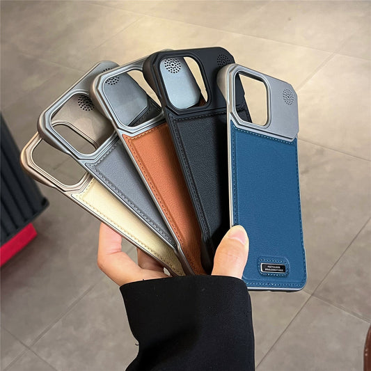 Coque premium en Cuir tendre - Iphone séries 14 à 17 La Coqueria