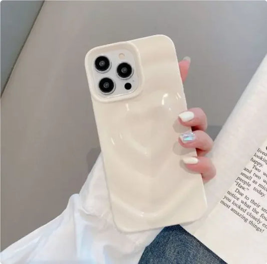 Coque Ondes d'amour – Design Romantique pour iPhone 16 La Coqueria