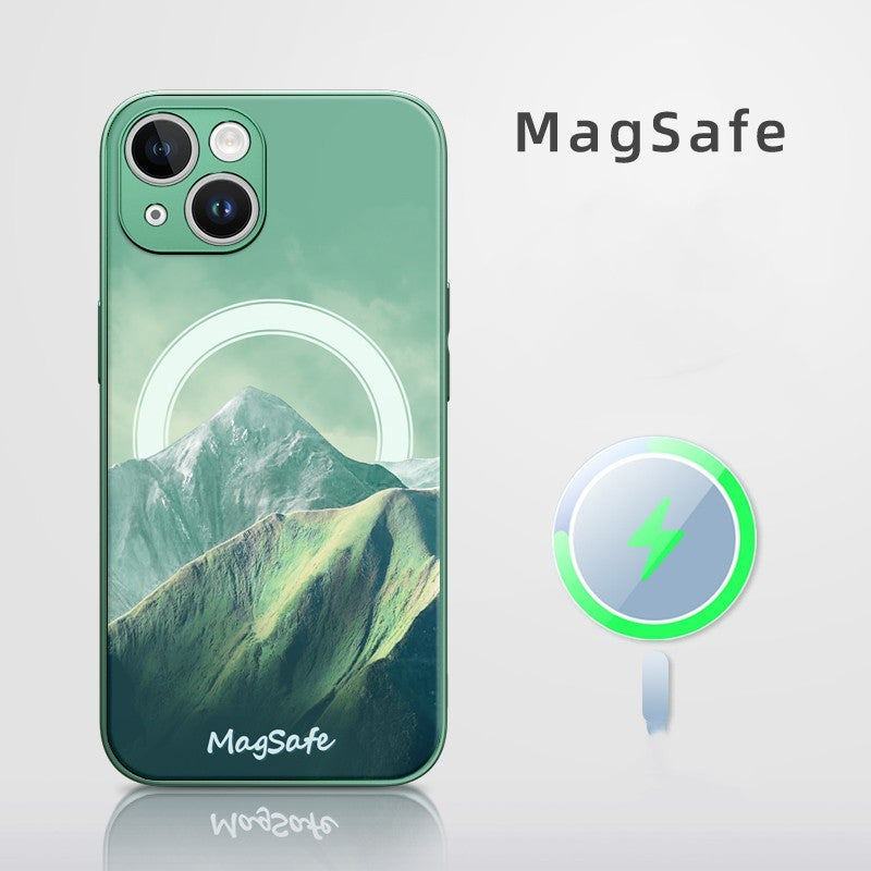 L’Empreinte Boréale des montagnes – Coque iPhone séries 12 à 15  La Coqueria