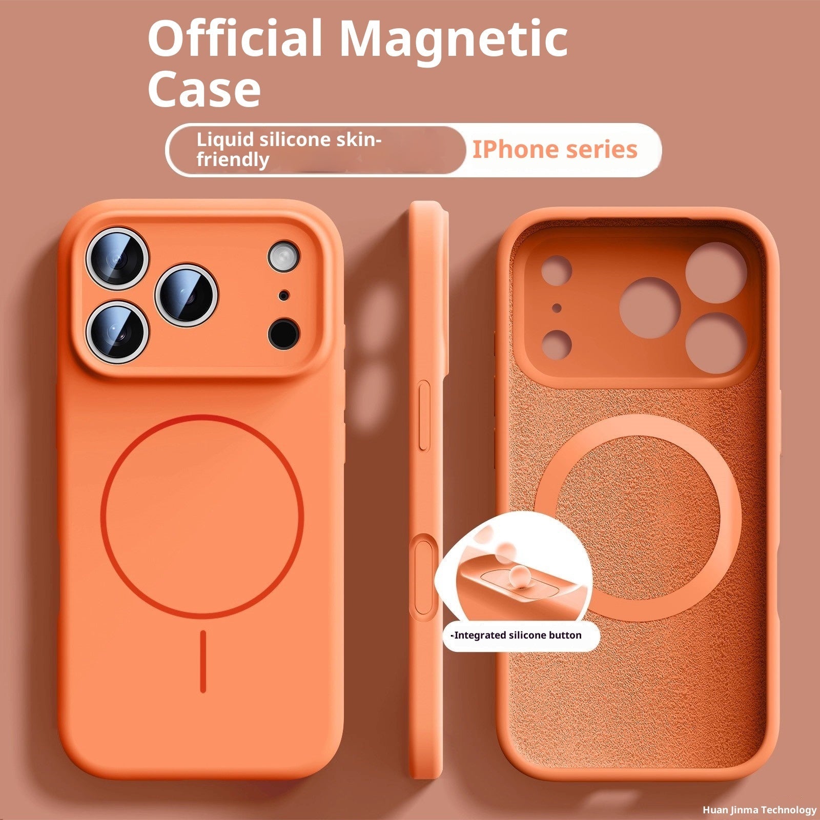 Coque Magnétique Silicone Liquide – MagSafe pour iPhone 17  La Coqueria