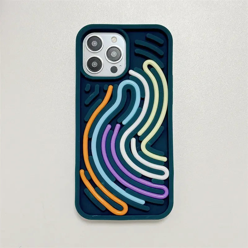 Coque iPhone – Le labyrinthe Chromatique  La Coqueria