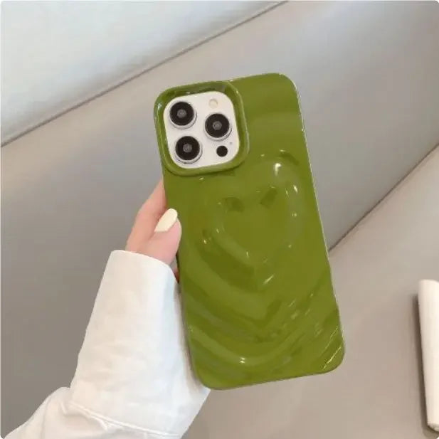 Coque Ondes d'amour  – Design Romantique pour iPhone 16  La Coqueria