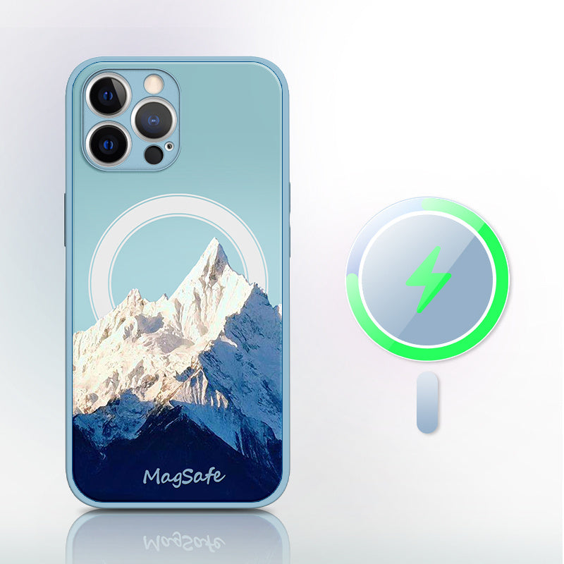 L’Empreinte Boréale des montagnes – Coque iPhone séries 12 à 15  La Coqueria