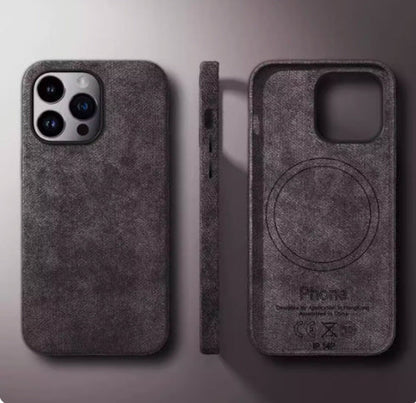 Coque Alcantara, Protection Luxe et Toucher Suède pour iPhone  La Coqueria