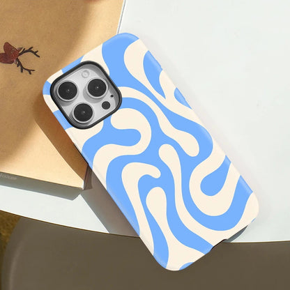 Coque Ondes Douces pour iPhone