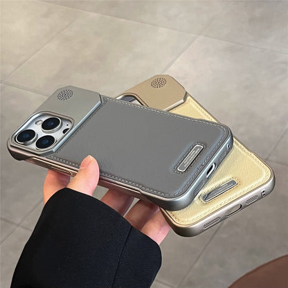 Coque premium en Cuir tendre - Iphone séries 14 à 17  La Coqueria