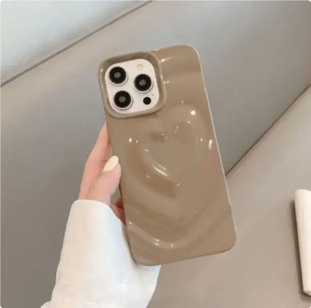 Coque Ondes d'amour  – Design Romantique pour iPhone 16  La Coqueria