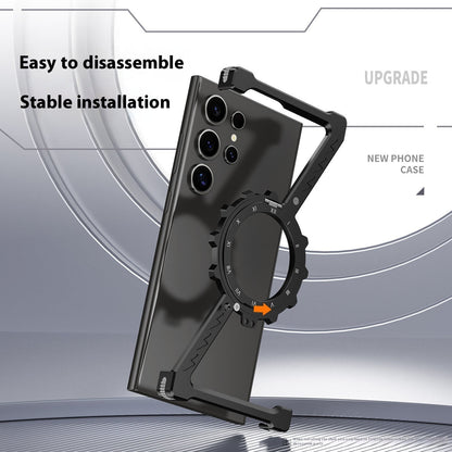 Ze coque - Métallique Blindée avec Support Rotatif pour Samsung Galaxy S  La Coqueria