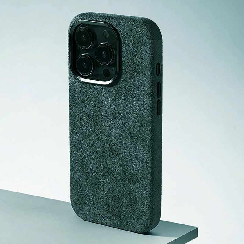 Coque Alcantara, Protection Luxe et Toucher Suède pour iPhone  La Coqueria