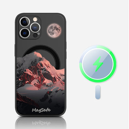 L’Empreinte Boréale des montagnes – Coque iPhone séries 12 à 15  La Coqueria