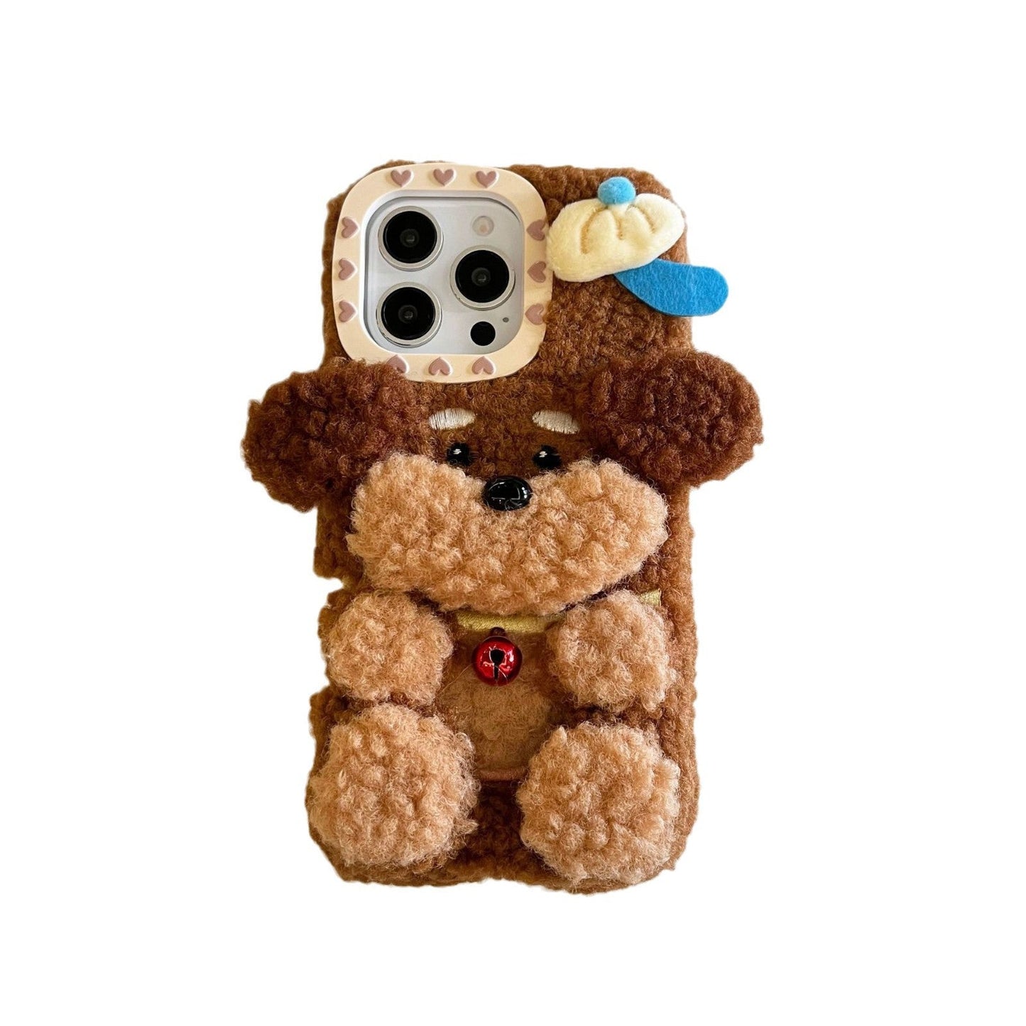 Coque Peluche "Comfy Teddy" - Iphone séries 12 à 16  La Coqueria