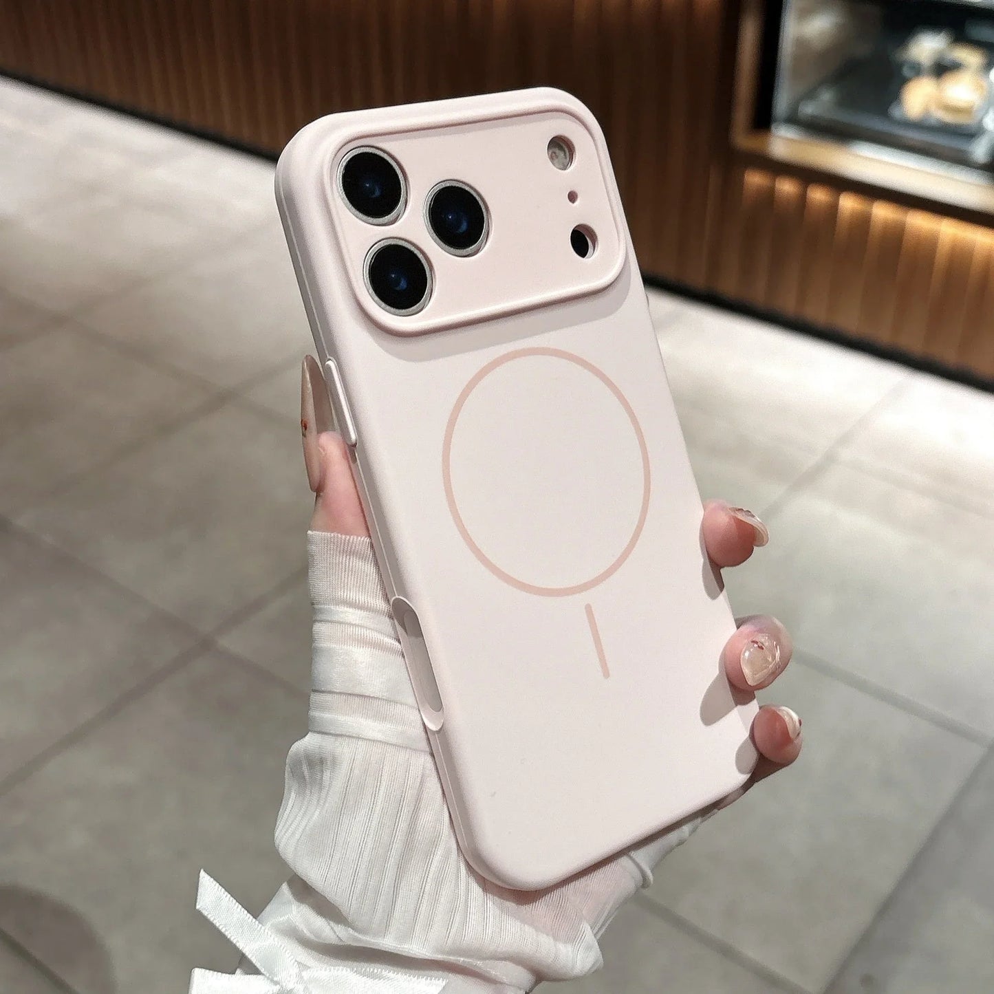 Coque Magnétique Silicone Liquide – MagSafe pour iPhone 17  La Coqueria