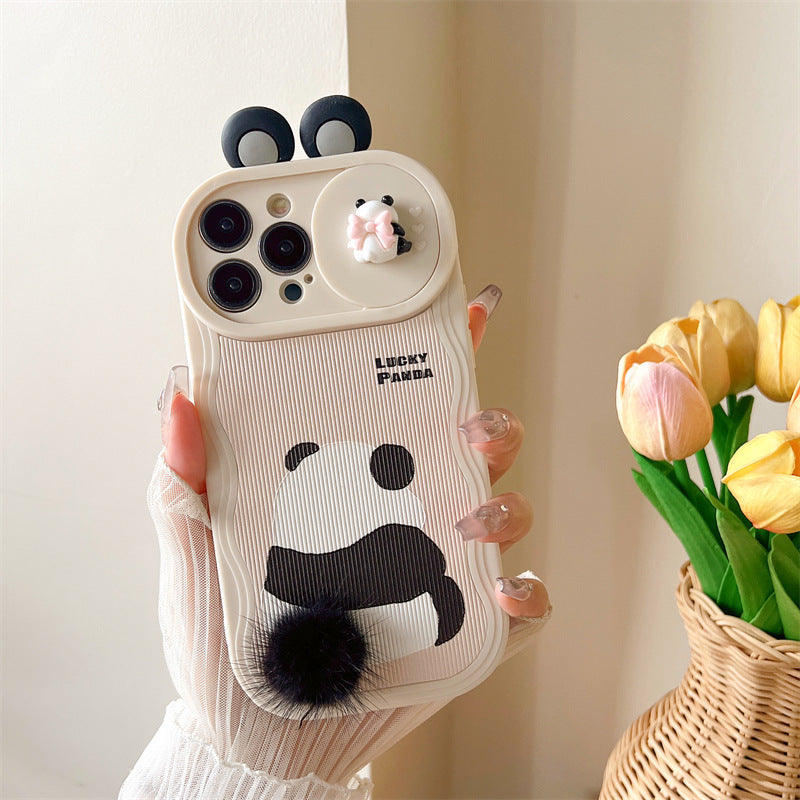 Coque Panda Peluche _ Iphone séries 11 à 15  La Coqueria