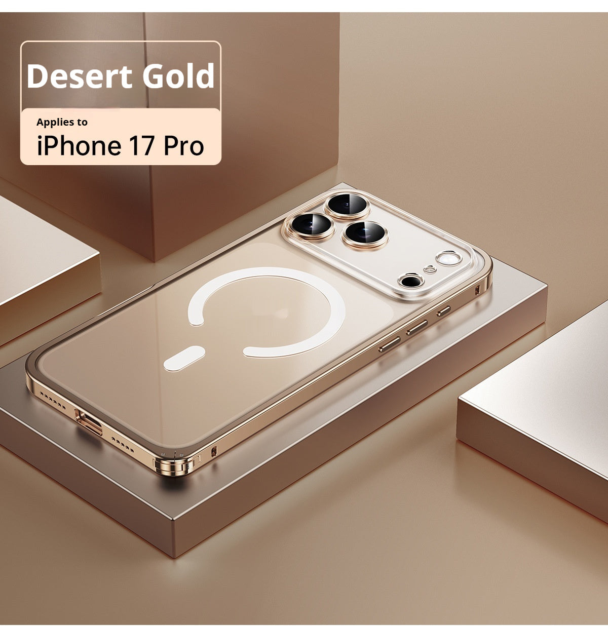 Coque Métallisée Nude Fit pour Iphone