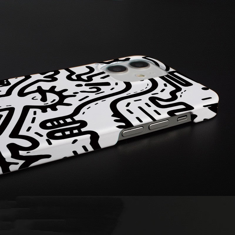 Coque Design Abstrait Style Pop Art pour iPhone 11 à 15  La Coqueria