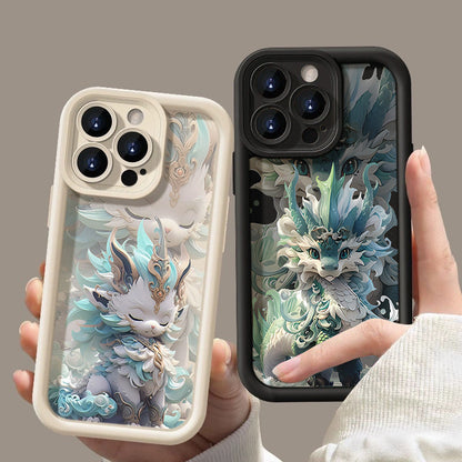 Coque Design Dragon Mythique - Iphone séries 11 à 15  La Coqueria