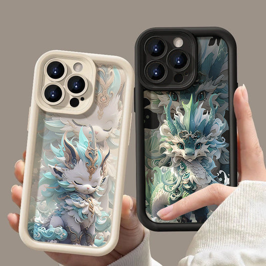 Coque Design Dragon Mythique - Iphone séries 11 à 15  La Coqueria