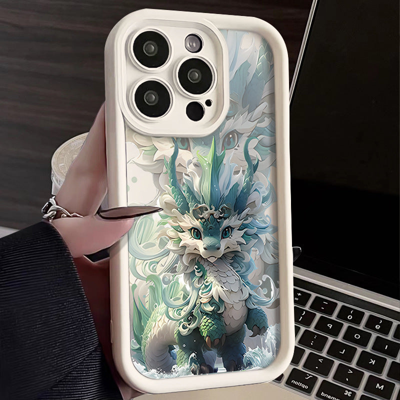 Coque Design Dragon Mythique - Iphone séries 11 à 15  La Coqueria