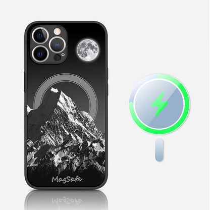 L’Empreinte Boréale des montagnes – Coque iPhone séries 12 à 15  La Coqueria