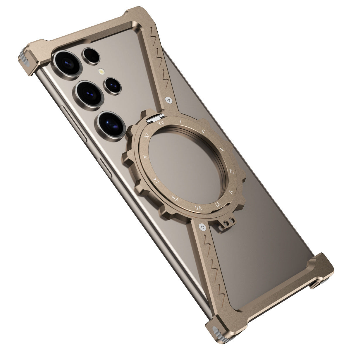 Ze coque - Métallique Blindée avec Support Rotatif pour Samsung Galaxy S  La Coqueria