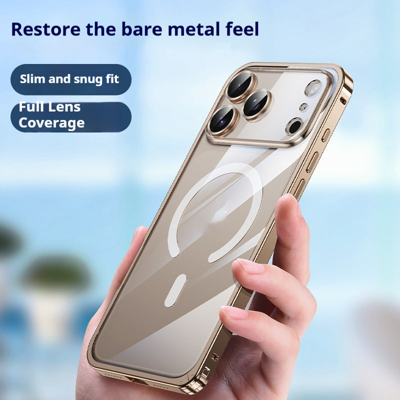Coque Métallisée Nude Fit pour Iphone
