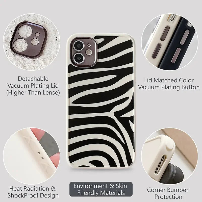 Ondes sauvages de Zèbre - Coque Iphone  La Coqueria