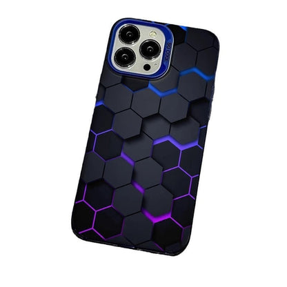 Coque HexaGlow finition mate - Iphone séries 11 à 15  La Coqueria