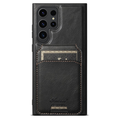 Coque en Cuir Vintage avec Porte-Carte – Étui Élégant pour Samsung S séries  La Coqueria