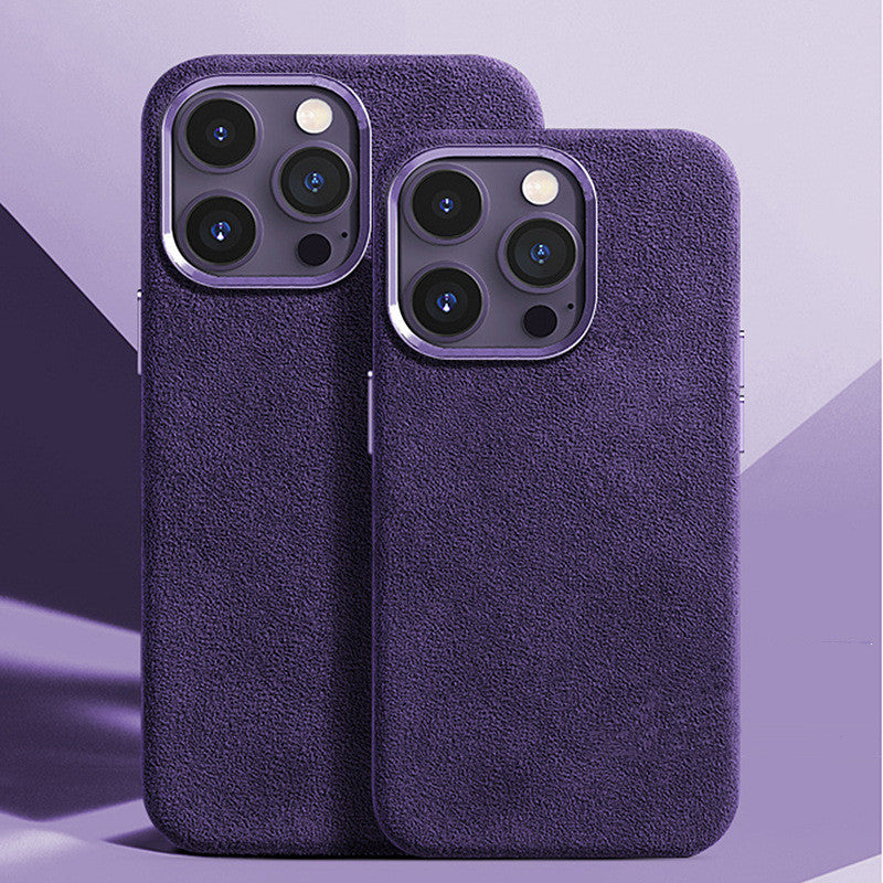 Coque Alcantara, Protection Luxe et Toucher Suède pour iPhone  La Coqueria