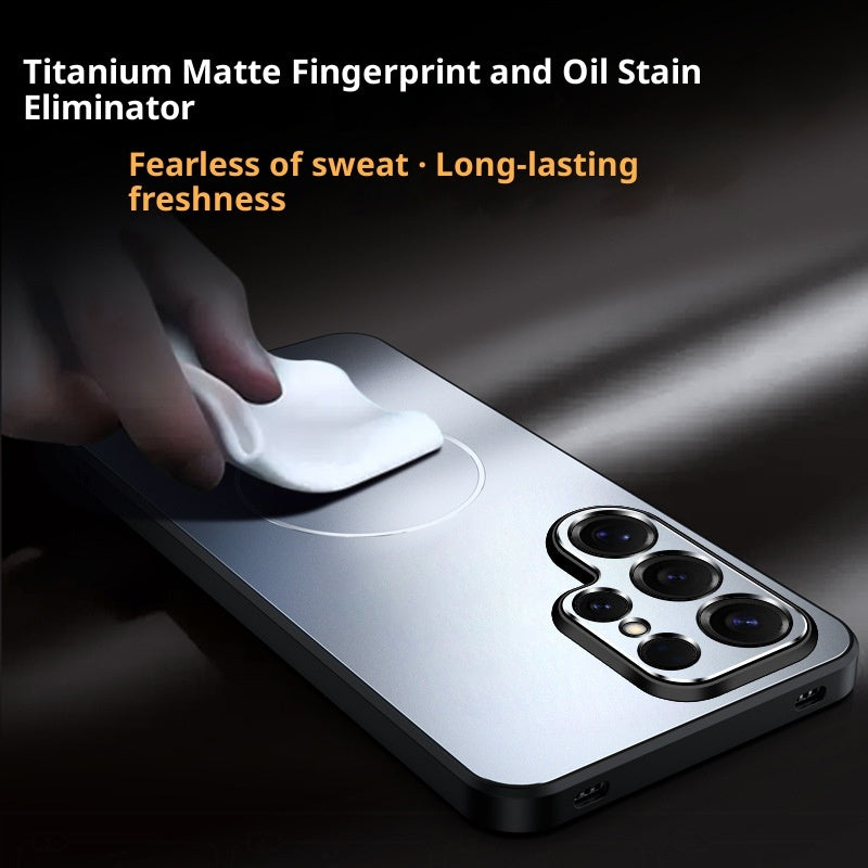 Coque Graphite Black, Finition Métallique Anti-Traces - Samsung S séries  La Coqueria