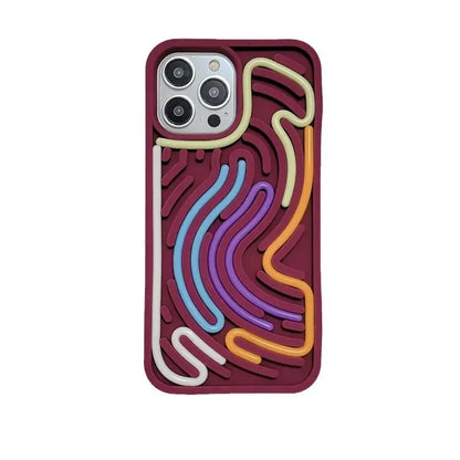 Coque iPhone – Le labyrinthe Chromatique  La Coqueria