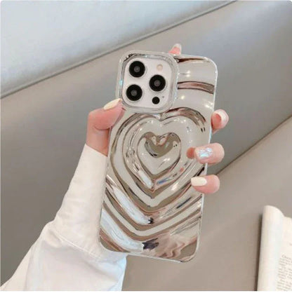 Coque Ondes d'amour  – Design Romantique pour iPhone 16  La Coqueria