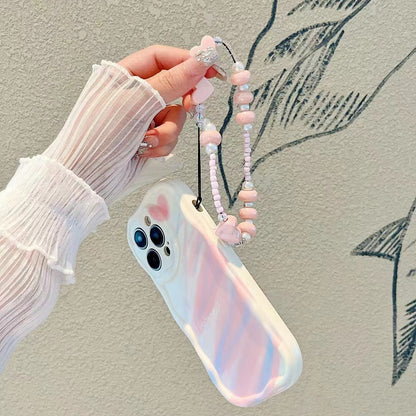 Coque pastel marbrée pour Iphone