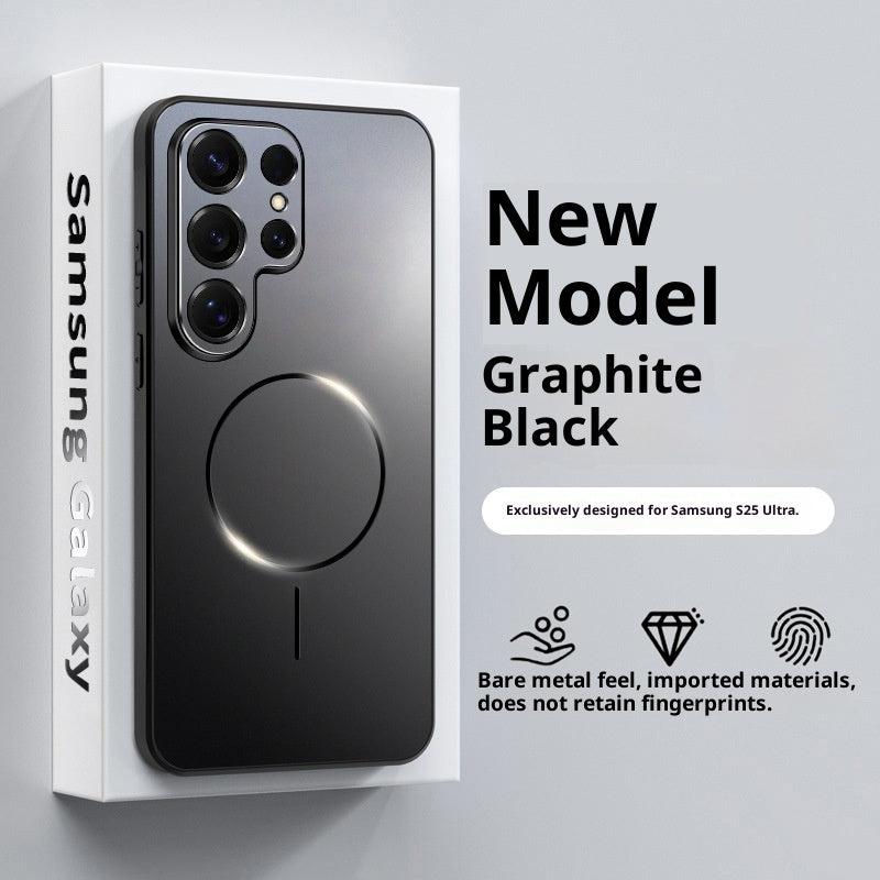 Coque Graphite Black, Finition Métallique Anti-Traces - Samsung S séries  La Coqueria