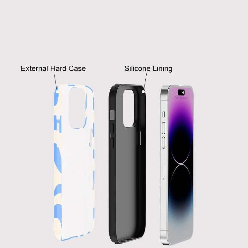 Coque Ondes Douces pour iPhone