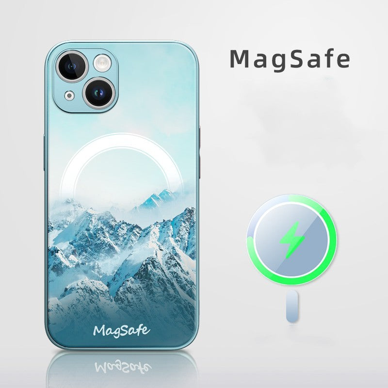 L’Empreinte Boréale des montagnes – Coque iPhone séries 12 à 15  La Coqueria